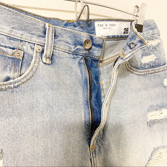 Rag & Bone Maya High Rise Denim Shorts 28 - Picture 6 of 11
